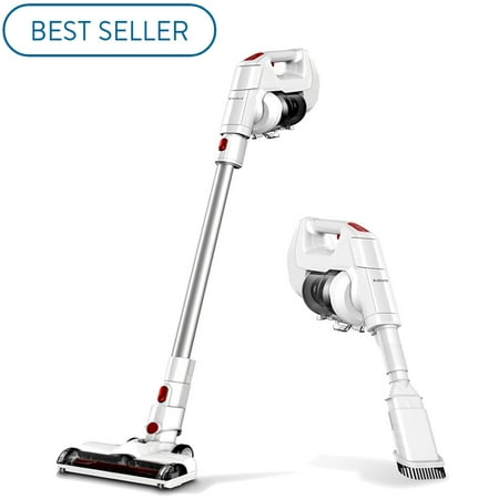 BEAUDENS B6 Cordless Stick Vacuum Cleaner, 16Kpa Powerful Suction, 160W Digital Motor, 5 in 1 Lightweight Rechargeable Handheld Vacuum for Home Hard Floor Carpet (Best Vacuum For Both Hardwood And Carpet)