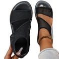 thumbnail image 5 of Xucatan Women's Mesh Sandals, Breathable Open Toe Flat Slides with Slingback Strap, Two Way Wear Round Toe Shoes, Versatile Summer Walking Footwear Gift, 5 of 9
