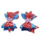 thumbnail image 4 of 1 par de pasadores con lazos patrióticos: pinzas para el cabello del Día de la Independencia para mujeres y niñas, accesorios para el cabello con estrellas y lazos, decoraciones navideñas del 4 de j, 4 of 4