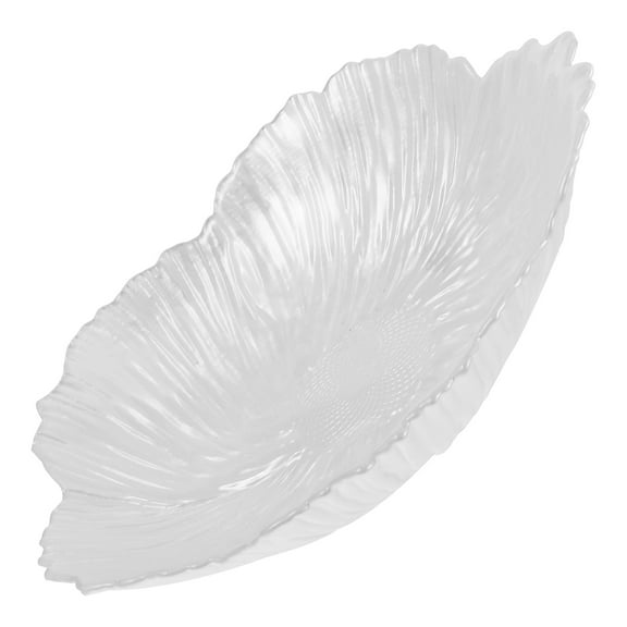 FRCOLOR Glass Tray Desktop Candy Tray Household Snack Dish Table Fruit Tray Snack Serving Plate