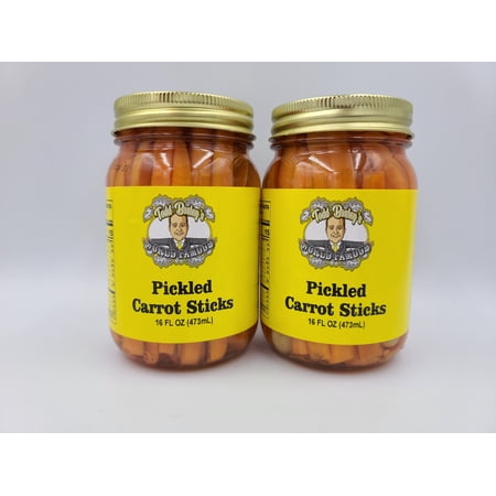 2 Pack Todd Bosley's World Famous Pickled Carrot Sticks