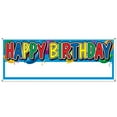 thumbnail image 2 of Happy Birthday Sign Banner 5' X 21" - 12 Pack (1 Per Package), 2 of 2