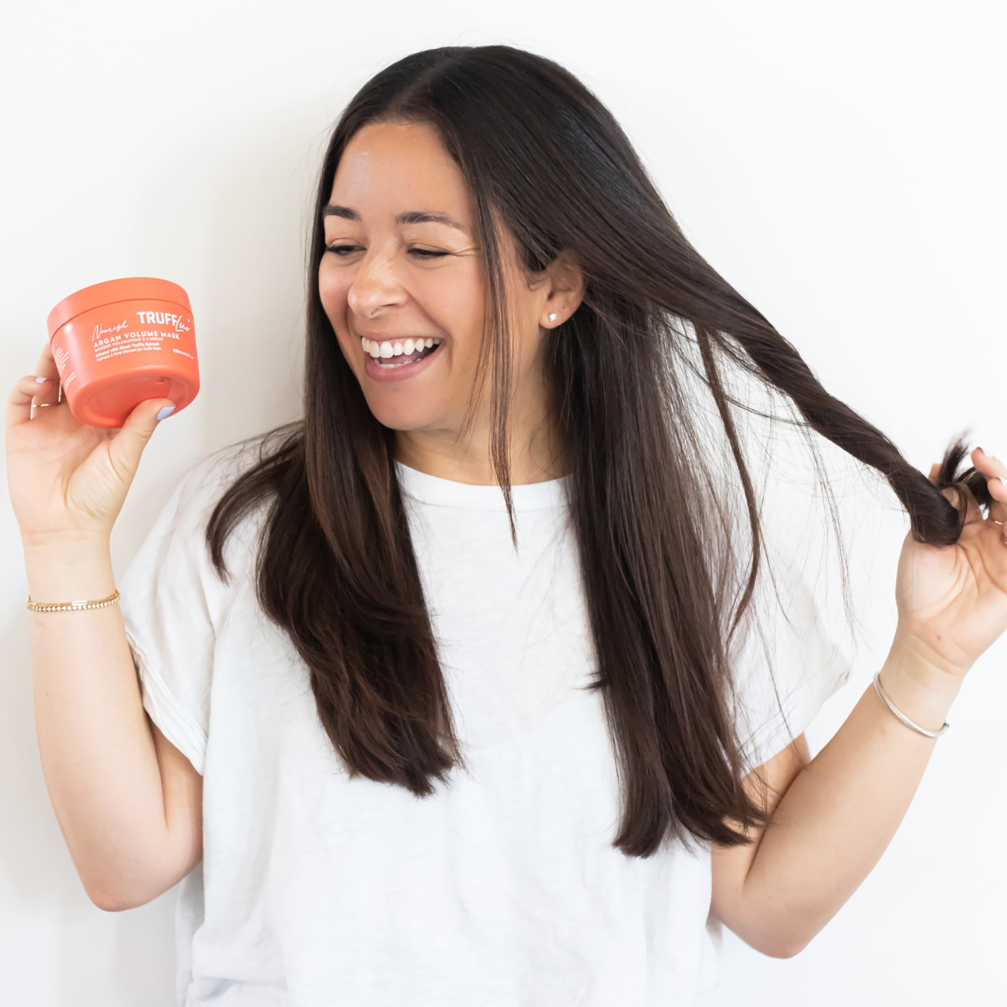 TruffLuv Argan Volume Mask, Volumizing and Hydrating Hair Mask, 8.4 oz