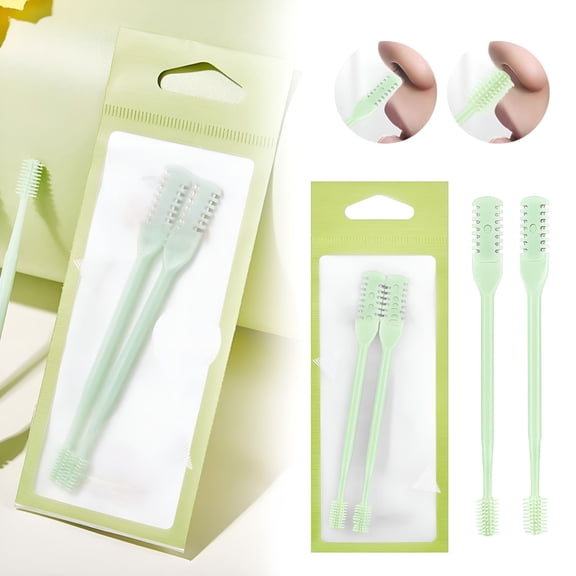 FACEGA Nasal Hair Cutter Double Nose Hair Nose Manual Nose Hair Trimmer 360° Rotating Nasal Hair Cutter With Ear For Women And Men