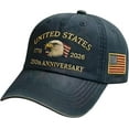 thumbnail image 2 of United States 250th Anniversary Red Cap, Patriotic Baseball Cap, Adjustable Embroidered Hat for Men Women Gifts, 2 of 6