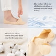 thumbnail image 4 of COMFOEX 10 pairs Womens No Show Socks Low cut Invisible Non Slip Thin Silk Socks for Women, 4 of 6