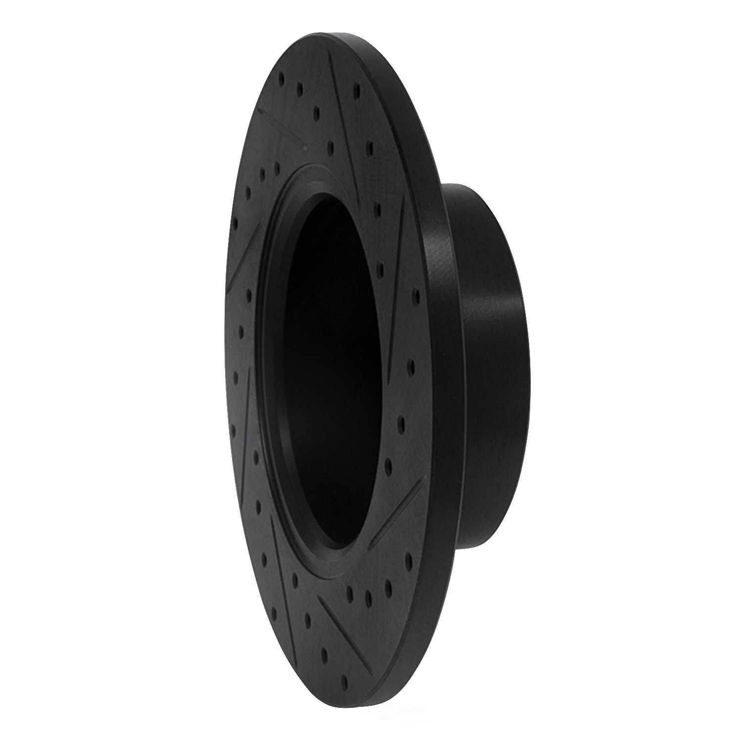 Dynamic Friction Company 633-65001L DFC Brake Rotor - Drilled And Slotted - Black
