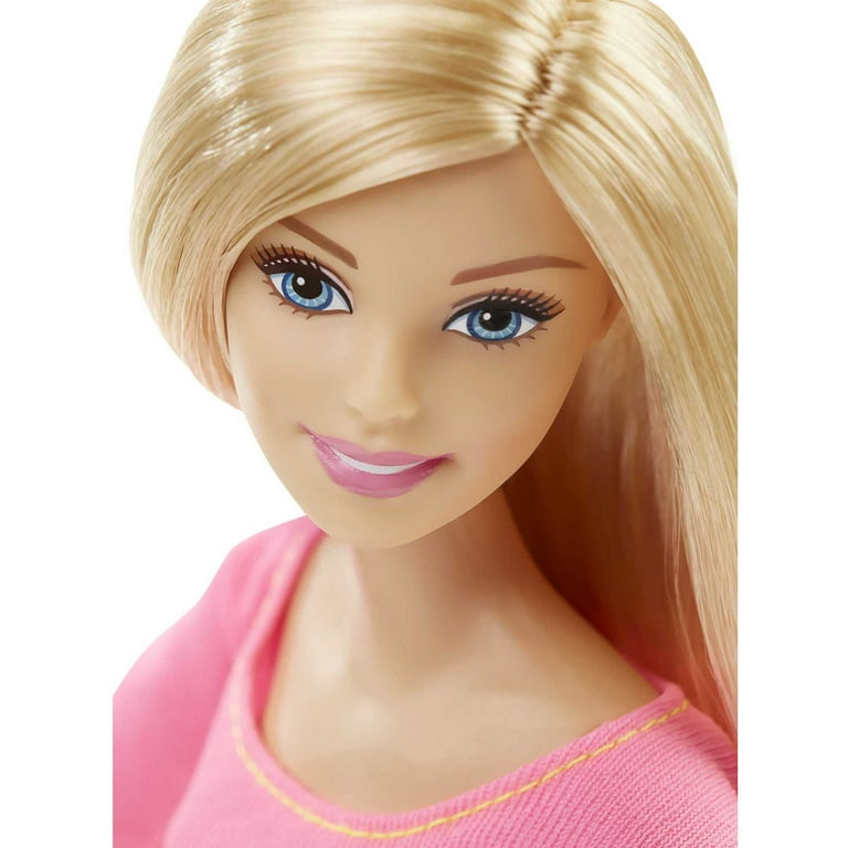 Barbie Made to Move Doll with Realistic Poses, Pink Top