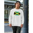 thumbnail image 2 of Jamaica Flag Sweatshirt Men -SPIdeals Designs, Male Large, 2 of 4