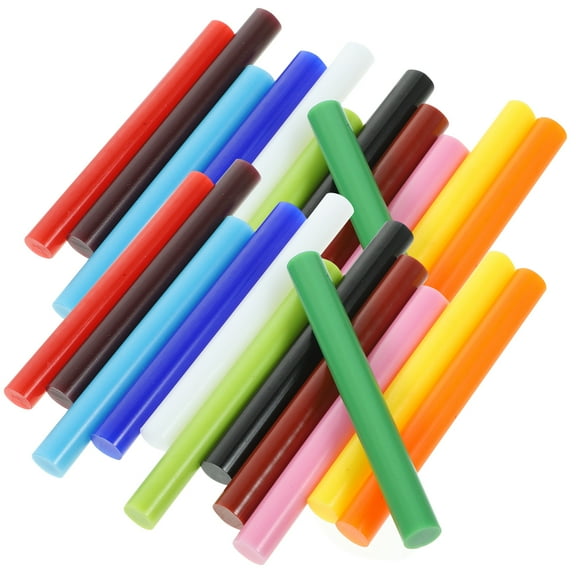 Colored Hot Glue Sticks for DIY Crafts and Repairs 36pcs Assorted Color EVA