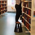 thumbnail image 2 of M&T Displays Blue Rolling 2-Step Plastic Stepstool Holds up to 330 lbs, 2 of 2