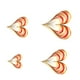 thumbnail image 2 of Bearachild 1 Juego de decoraciones de corazón, adorno colgante romántico, colgante de escena de corazones estéreo único Simple, suministros para Kits de decoración para fiestas dorado, rojo Bearachild HA059997-01, 2 of 6