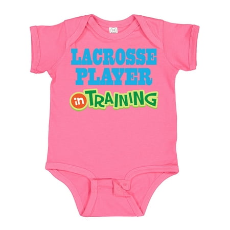 

Inktastic Lacrosse Player in Training Gift Baby Boy or Baby Girl Bodysuit