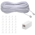thumbnail image 1 of Cable de extensión de teléfono Ubramac de 30 m con conector RJ11 blanco, 1 of 9