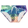 thumbnail image 4 of heyac Men's Sexy Swim Underwear Briefs Fashion Board Shorts Stretchy Swimsuit Boyshorts,Light Blue,M, 4 of 5