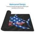 thumbnail image 3 of JUNZAN Shark With USA Flag Extra Large Mouse Pad for Boys Girl Men Women Desktop Gaming,29.5" x 15.8" Extended Desk Mat, 3 of 6