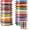 Colorful Skinny, variant on 35 Rolls Washi Tape Set, Colorful Cute Floral Writable Decorative Tapes for Scrapbooking and Journaling, Junk Journal Supplies, Journaling for Women Girl 5-30mm Wide 9.84ft Long/Roll