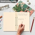 thumbnail image 4 of FORMRS 1-Subject Spiral Notebook 8" x 5" College Ruled 60 Refillable Sheet A5 Hard Cover, Pink and White Cat, 4 of 7