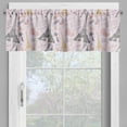 thumbnail image 2 of Ambesonne Paris Valance Pack of 2, Nostalgic Sketch Words, 42"X12", Multicolor, 2 of 5