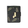 thumbnail image 1 of Cartera Mujer Billetera Mujer De Cuero Calado, Negro, 1 of 5