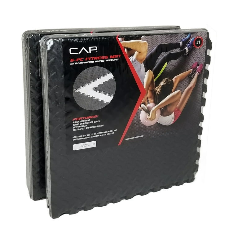 Tapis Gym CAP Barbell 3/4-Inch Interlocking EVA Foam Exercise