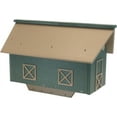 thumbnail image 3 of AmishToyBox.com Mailbox, Post Mount, Made with Weather-Proof Poly Lumber, UV-Resistant, Weathered Wood and Turf Green, 3 of 5