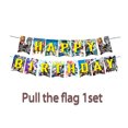 thumbnail image 1 of Bonita vajilla desechable para fiesta de cumpleaños de My Hero Academia, pancarta para colgar en la tarta, globos de Hero Academia, decoración de cumpleaños, 1 of 1