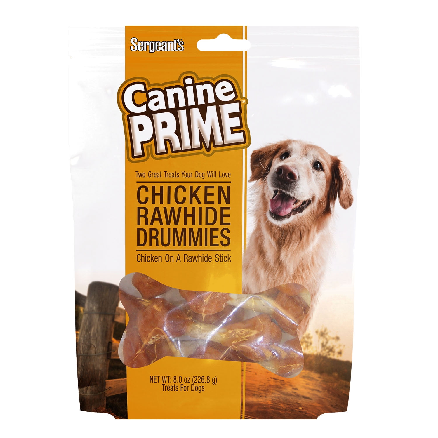 Sergeant's Canine Prime Chicken Drummies, 8 Ounce