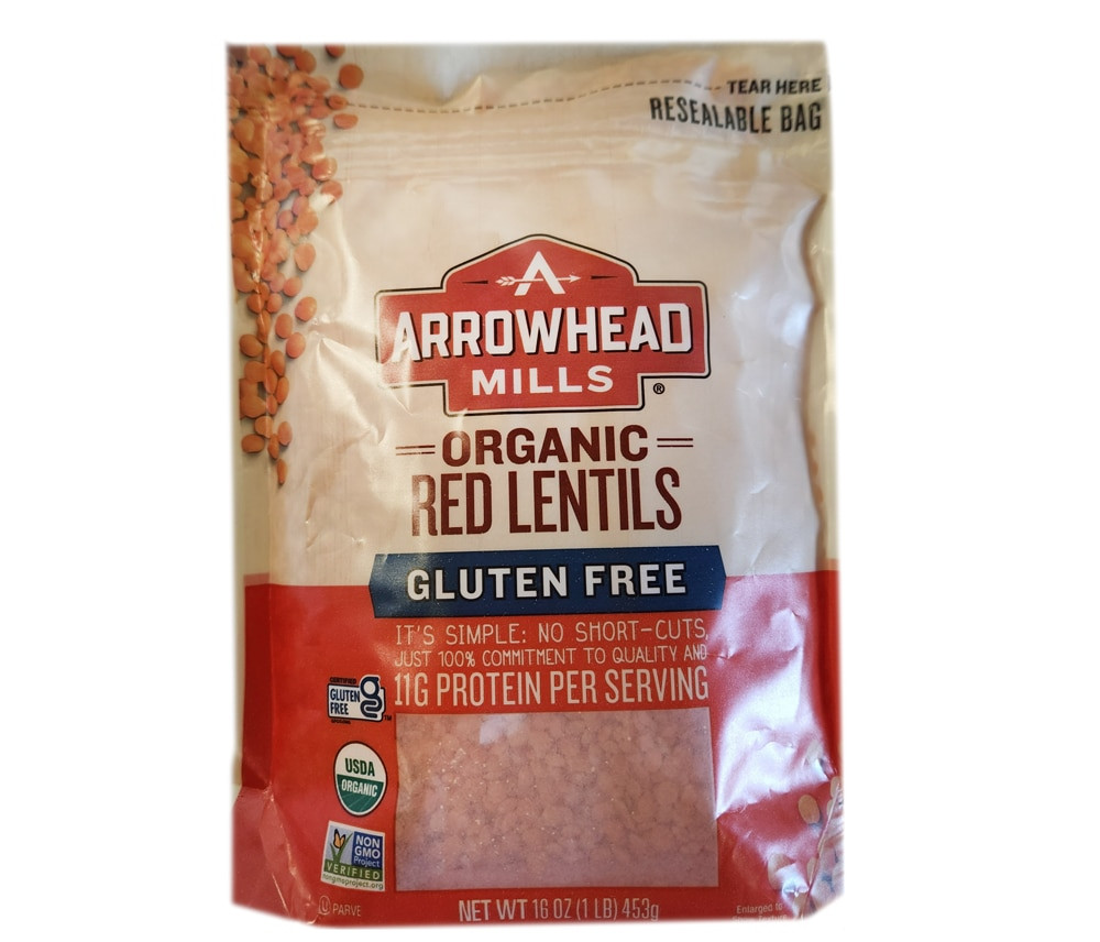 Arrowhead Mills Organic Red Lentils Gluten Free 16 oz