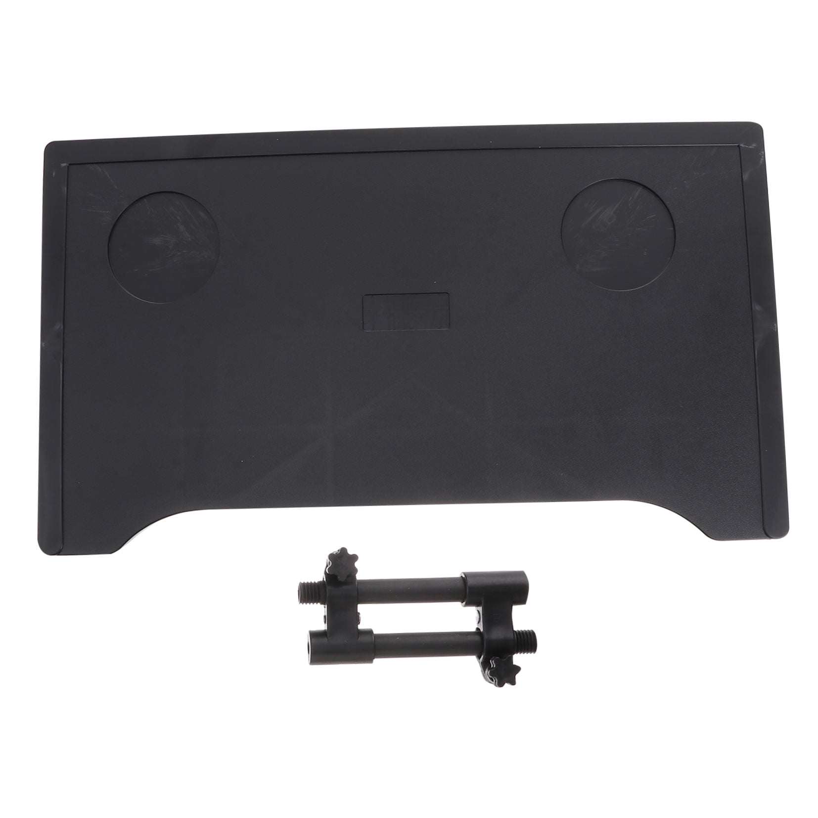 LEORX Wheelchair Tray with Cup Holder Detachable Table for Wheelchairs and Chairs Black plastic and