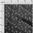thumbnail image 2 of oneOone Polyester Spandex Gray Fabric Floral Retro Diy Clothing Quilting Fabric Print Fabric By Yard 56 Inch Wide, 2 of 5
