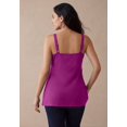 thumbnail image 2 of Jessica London Women's Plus Size Stretch Cotton Shirred Tank, 2 of 4