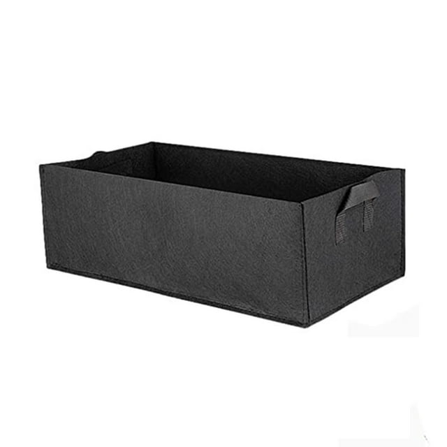 JilgTeok 1 Packs Fabric Garden Bed Rectangular Garden Growing Bag Plants Bags Reusable Square Planting Container for Vegetable Flower Planting Clearance
