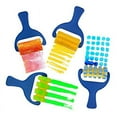 thumbnail image 2 of Set of 4pcs Sponge Paint Roller Brush DIY Children Painting Brushes Kid Art Craft Painting Tool, 2 of 6