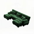 thumbnail image 2 of Modern Luxury Chenille U-Shaped Sectional Sofa for Living Room - 220×80×75cm with 2 Ottomans, 2 of 19