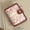 Pink Flowers, variant on Compact Multi-Slot Card Holder Large Capacity Credit Card Wallet for Women