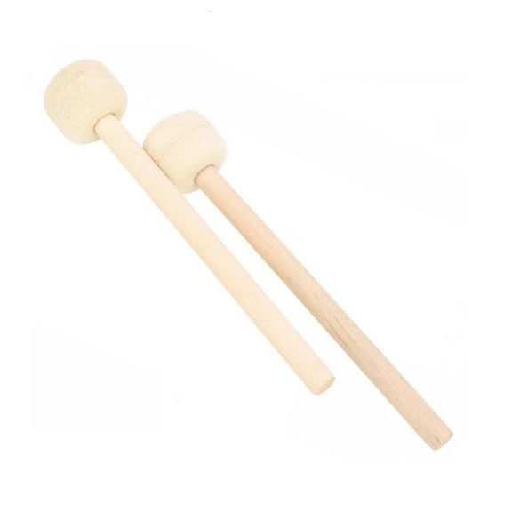 Nonslip Drum Mallets Stick Wood Handle Percussion Drumstick for Snare Drums
