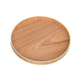 thumbnail image 4 of WRISTBIQUE 1Set Wood Plate for Home Use 30cm in Diameter, 4 of 8