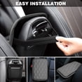 thumbnail image 4 of Universal Center Console Cover for Most Vehicle, SUV, Truck, Car, Waterproof Armrest Cover Center Console Pad, Car Armrest Seat Box Cover Protector (Gray), 4 of 7