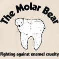 thumbnail image 2 of CafePress - The Molar Bear Tote Bag - Unisex Canvas Tote Bag, Beige, 1-Piece, 2 of 6