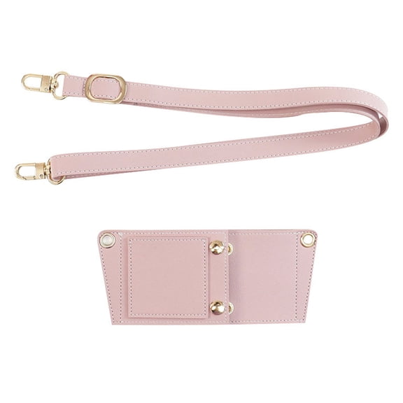 Portable Cup Sleeve Reusable PU Leather Adjustable Shoulder Strap Multi Pocket for Insulated Tumblers Bottles Commuting Travel Outdoor Activities