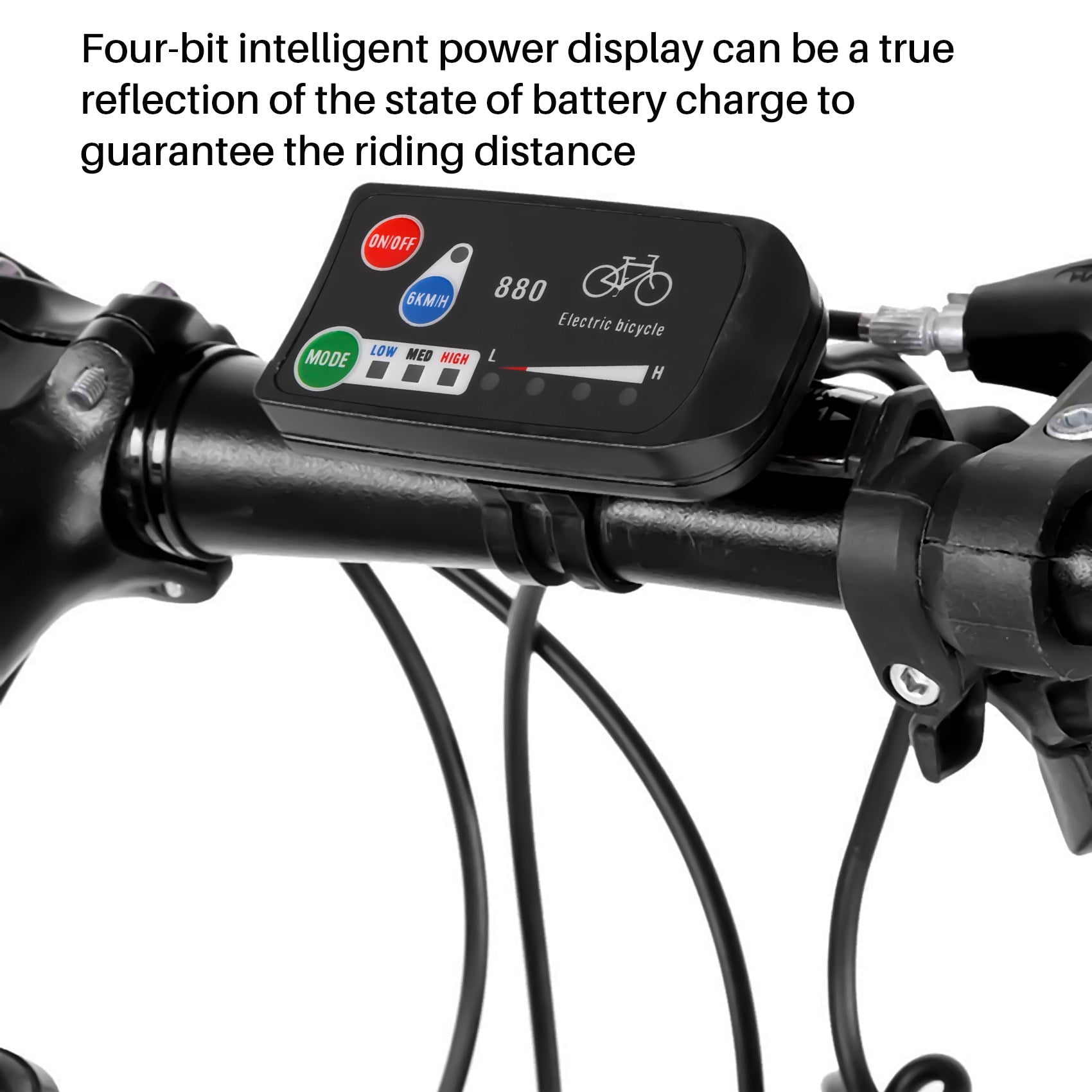 LED Display 24V 36V 48V Electric Bicycle KT LED LED 880 E Bike Control Panel Display Electric Bike Parts for Controller