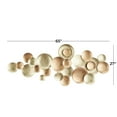 thumbnail image 3 of CosmoLiving by Cosmopolitan Bronze Metal Plate Wall Decor, 3 of 7