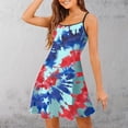 thumbnail image 1 of WILLBEST Vestidos De Verano Para Mujer, Minifaldas Informales Sin Mangas Para El Día De La Independencia, 1 of 5