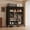 Brown, variant on Portable Closet Wardrobe Closet for Hanging Clothes with 6 Storage Shelves, 1 Hanging Rod , Free Standing Closet Clothes Organizer for Bedroom, Sturdy and Easy Assemble
