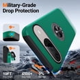 thumbnail image 4 of KOMI for Google Pixel 9 Case/Google Pixel 9 Pro Case, Slim Fit Military Grade Shockproof Case for Pixel 9/9 Pro with Ring Holder Kickstand Protective Phone Case for Google Pixel 9/9 Pro, Green, 4 of 5