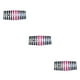 thumbnail image 2 of Soidarity 24 piezas de uñas postizas puntas de uñas postizas para mujeres niñas negro rosa rojo Type1 NO1, 2 of 6