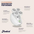 thumbnail image 6 of Freebird FlexSeries Kit Electric Razor for Women - Silk Smooth Legs, Body Hair, & Pubic Shaver - for Private Area, Sensitive Skin, Bikini Trimmer Kit, 6 of 7