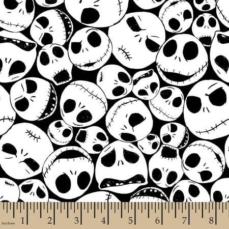 Disney Yard Art - Disney Halloween Packed Jack, Black, 100 Percent Cotton, 43/44