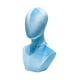 thumbnail image 2 of Cabeza de maniquí, modelo de exhibición de pelucas, soporte de exhibición de sombreros multifuncional Azul claro, 2 of 9